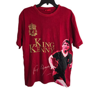 Liverpool Football Club King Kenny Red Graphic Tee Men's T-shirt Size XL